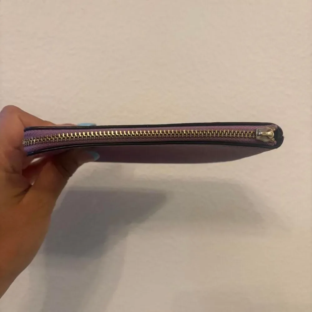 Coach Women's Burgundy and Purple Wallet-purses